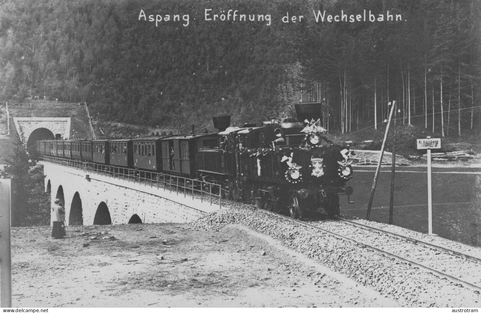 AK - Eisenbahn - Lokomotive - Train - Friedberg - Aspang - Eröffnungszug - Autres & Non Classés