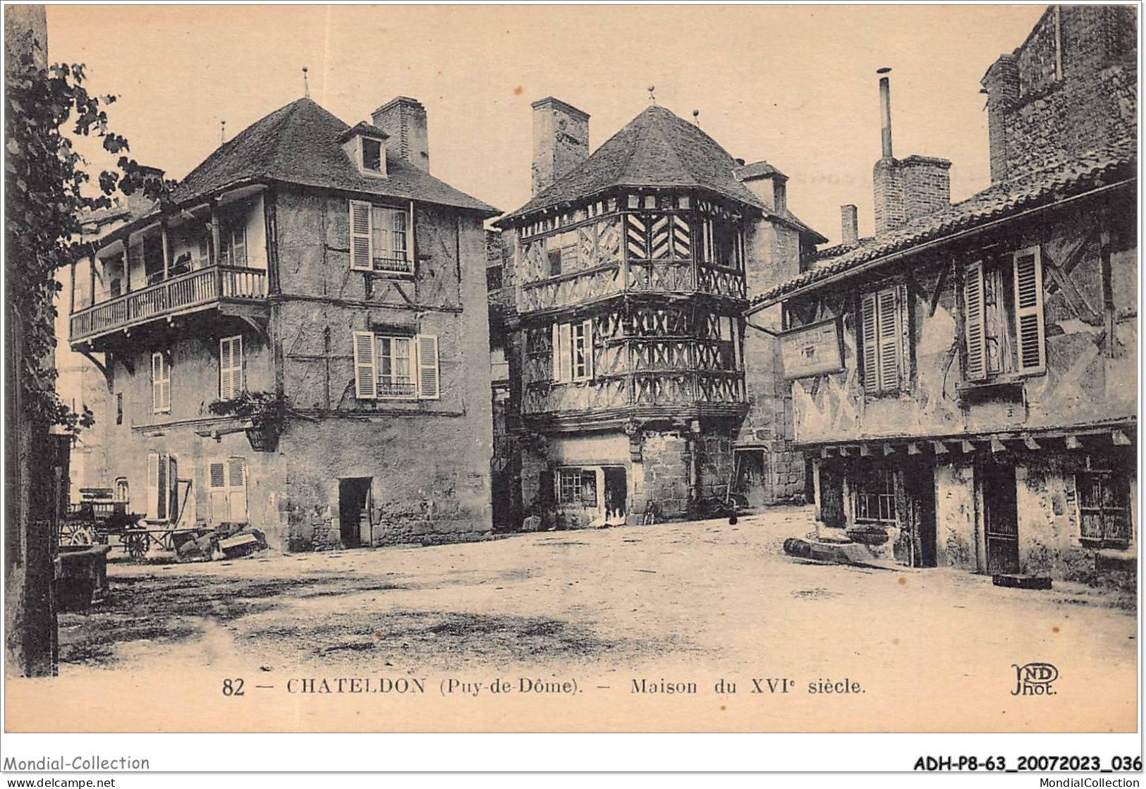 ADHP8-63-0691 - CHATELDON - Maison Du XVIè Siècle - Chateldon