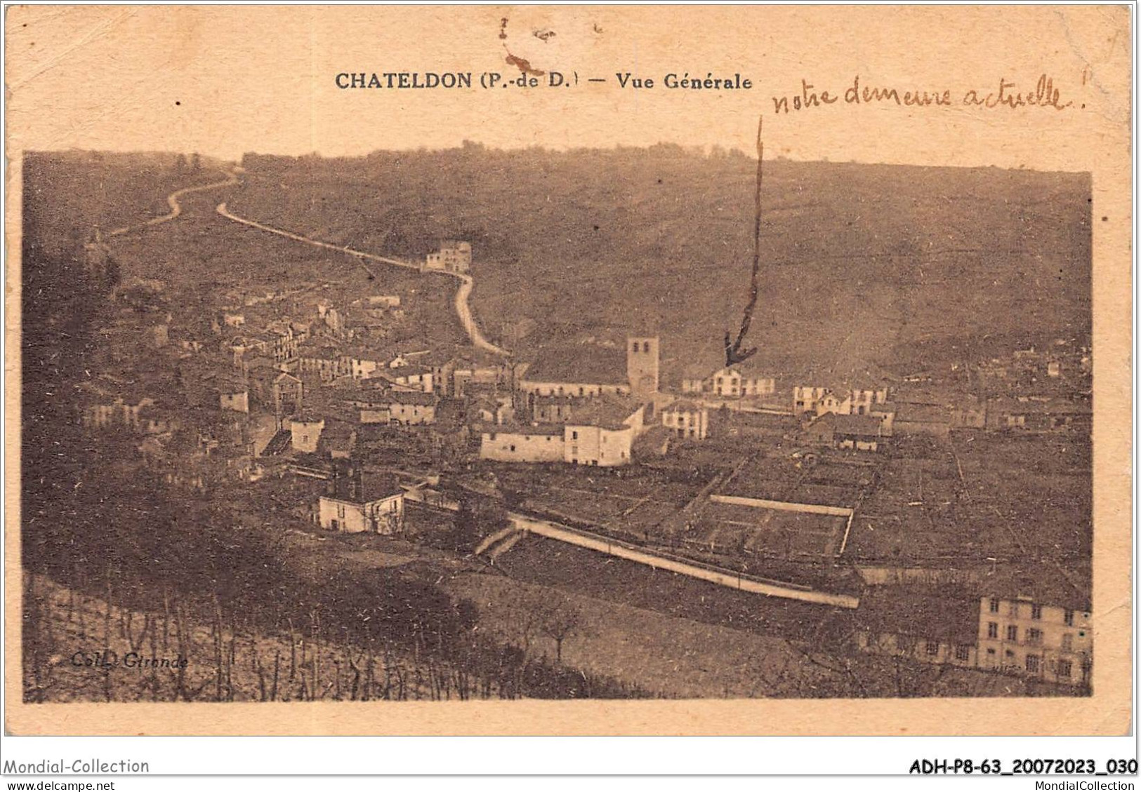 ADHP8-63-0688 - CHATELDON - Vue Générale - Chateldon