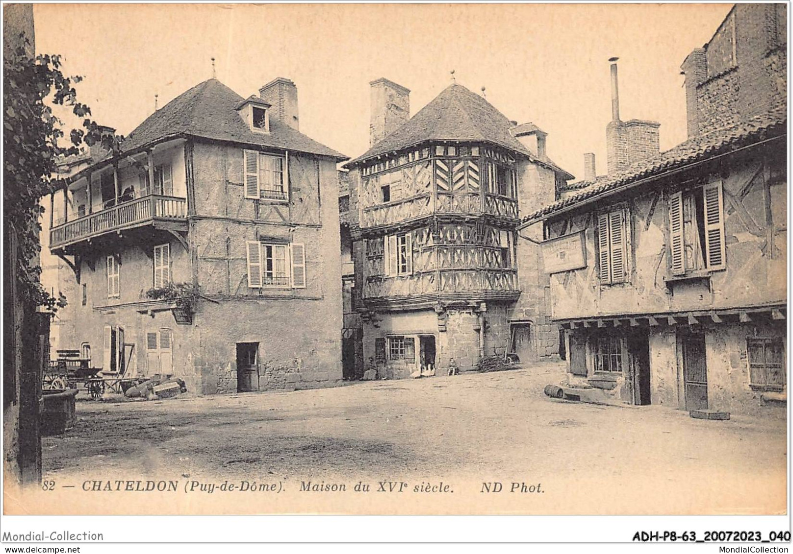 ADHP8-63-0693 - CHATELDON - Maison Du XVIè Siècle - Chateldon