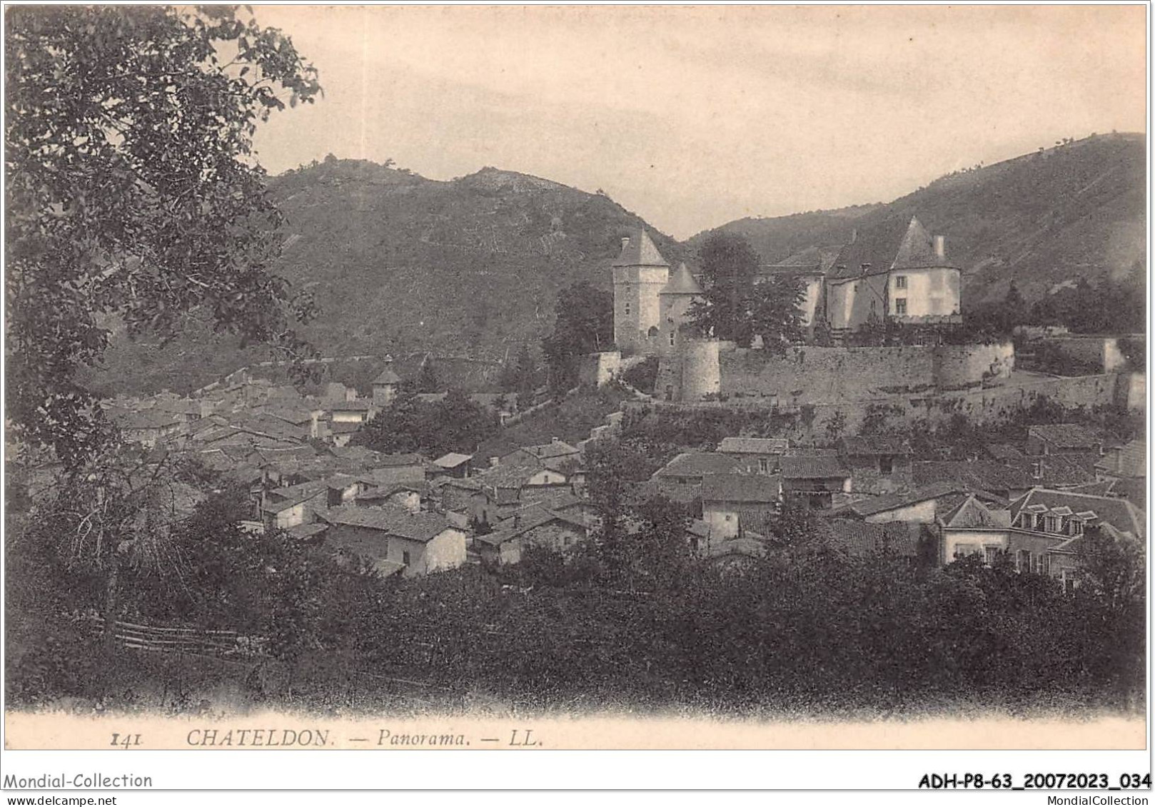 ADHP8-63-0690 - CHATELDON - Panorama - Chateldon