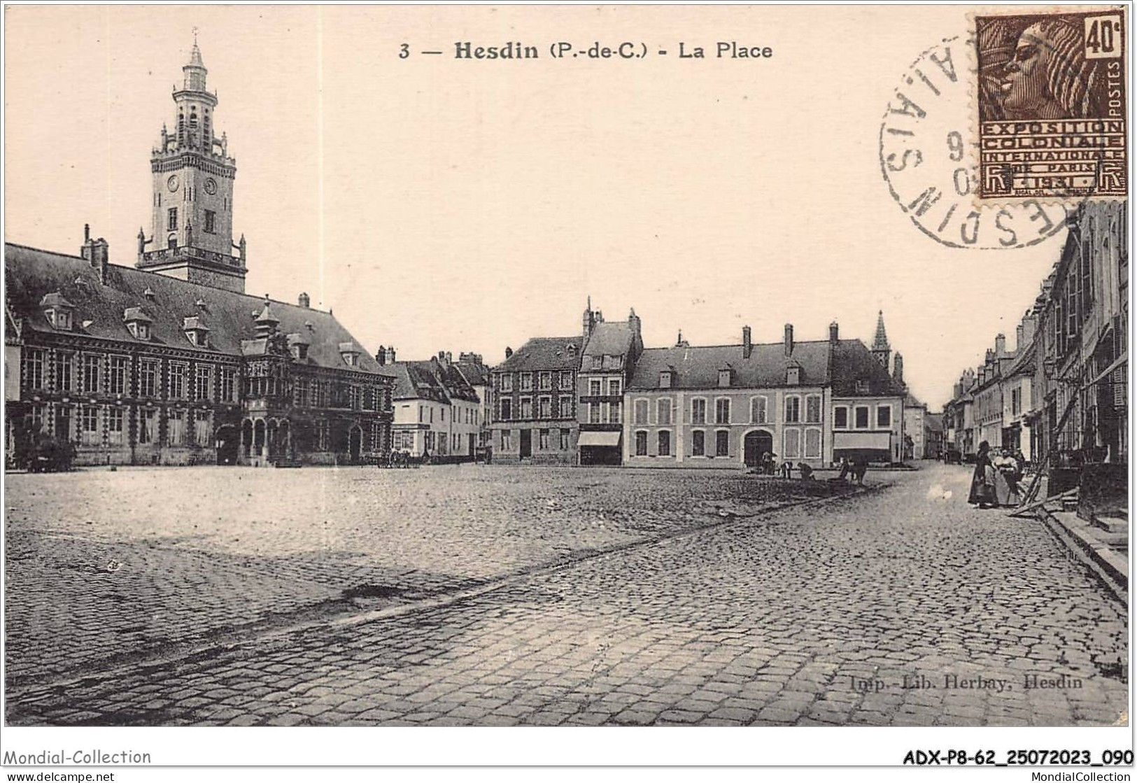 ADXP8-62-0686 - HESDIN - La Place - Hesdin