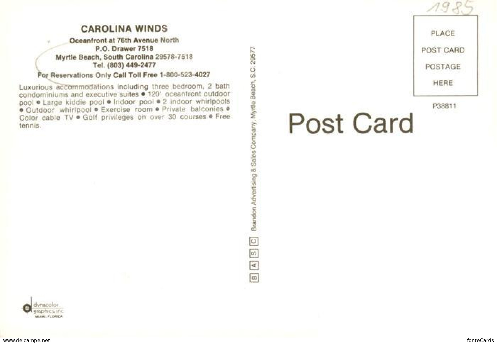 73941372 Myrtle_Beach_South_Carolina_USA Carolina Winds Hotel Hallenbad - Other & Unclassified