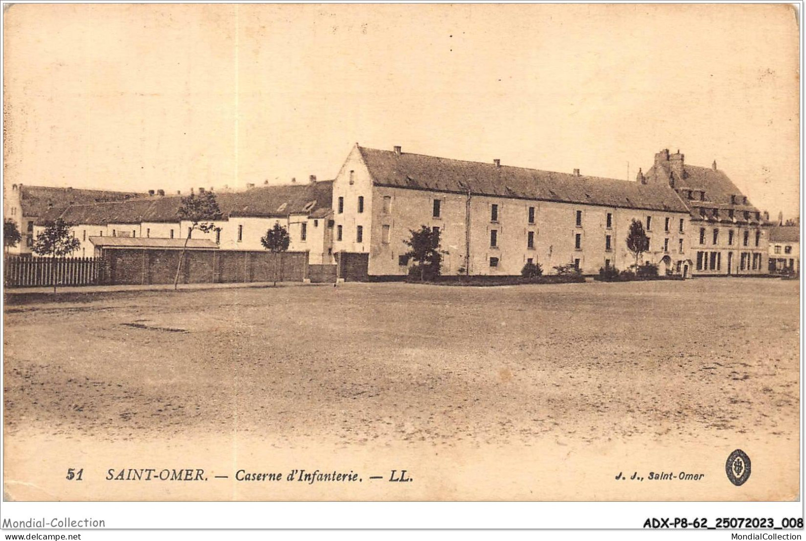 ADXP8-62-0645 - SAINT-OMER - Caserne D'infanterie - Saint Omer