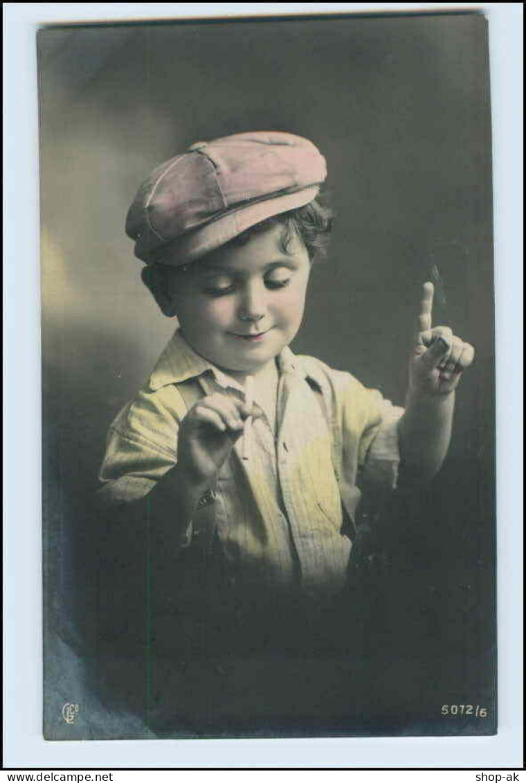 V0G92/ Kleiner Junge Mit Zigarette Rauchen Foto AK 1918 - Mailick, Alfred