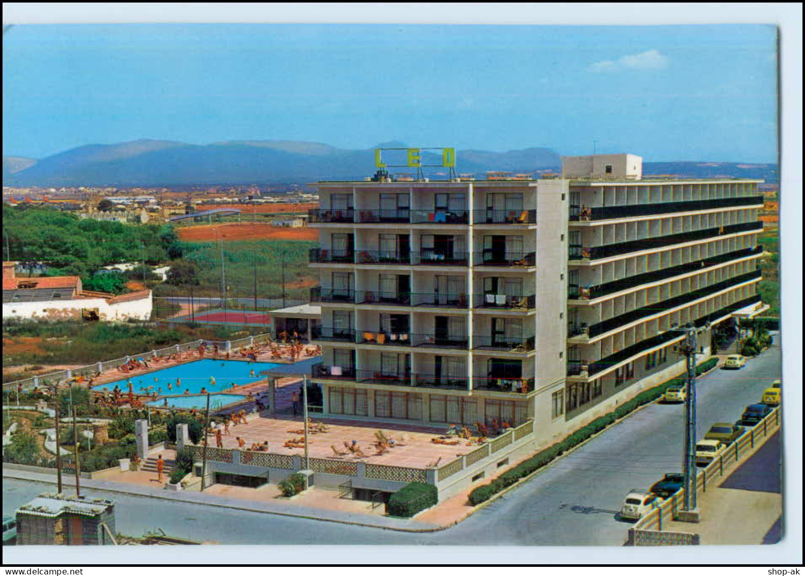 N1007/ Palma De Mallorca-Can Pastilla In Spanien/Spain/España Hotel Leo AK 1986 - Autres & Non Classés