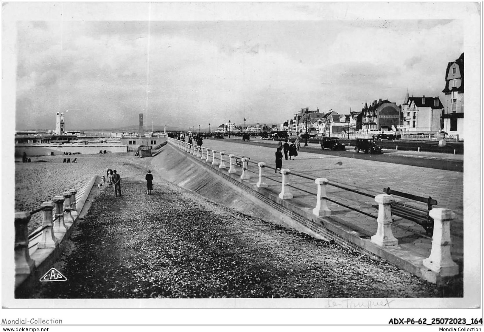 ADXP6-62-0540 - LE TOUQUET-PARIS-PLAGE - La Digue-promenade - Le Touquet