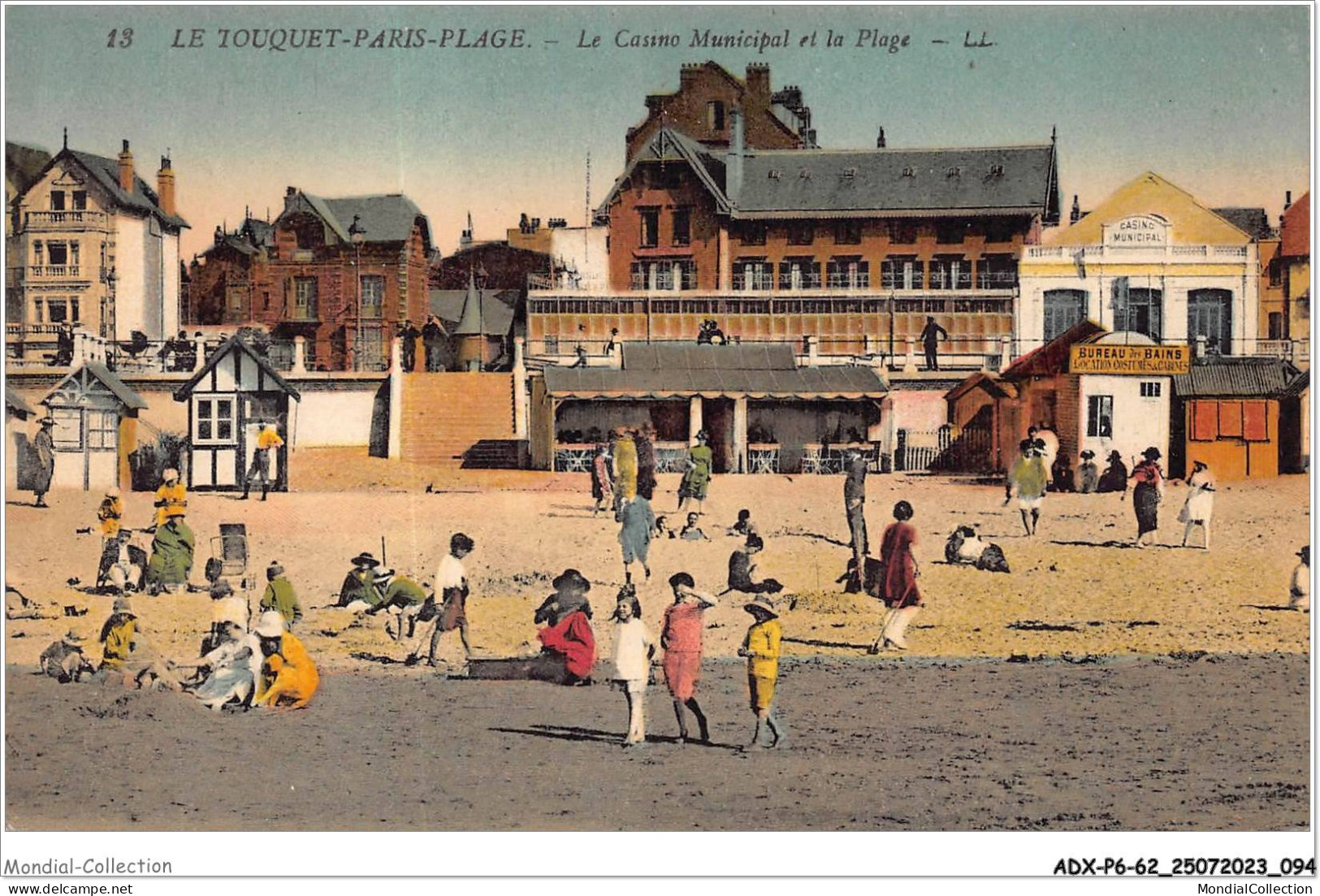 ADXP6-62-0505 - LE TOUQUET-PARIS-PLAGE - Le Casino Municipal Et La Plage - Le Touquet