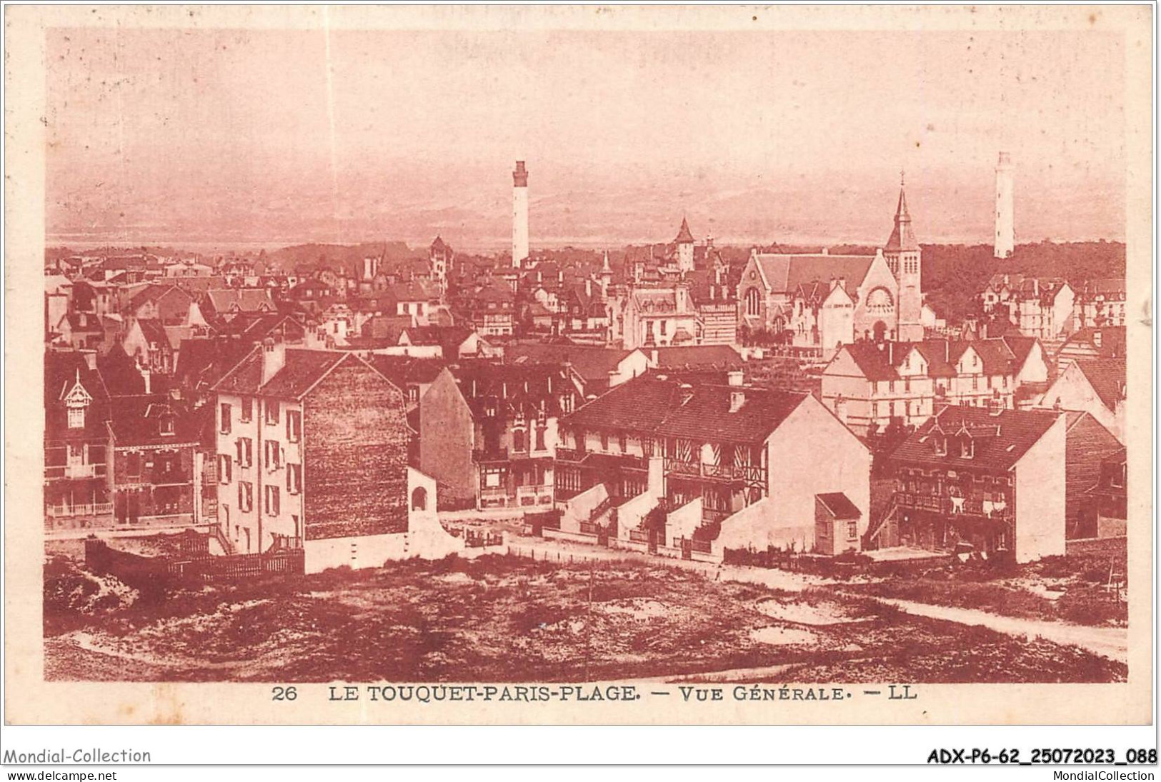 ADXP6-62-0502 - LE TOUQUET-PARIS-PLAGE - Vue Générale - Le Touquet