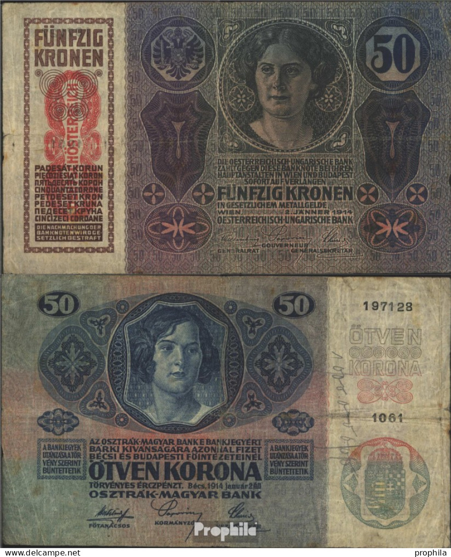 Österreich Kat-Nr.: 174 (54a) Gebraucht (III) 1919 50 Kronen - Austria