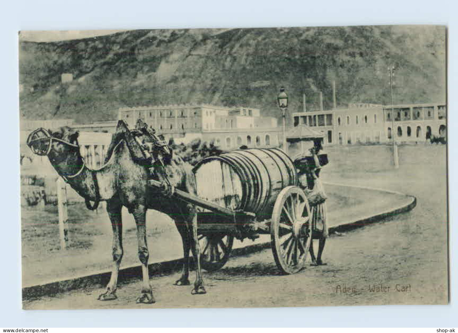 G846/ Aden Jemen  Water Cart AK Ca.1912 - Other & Unclassified