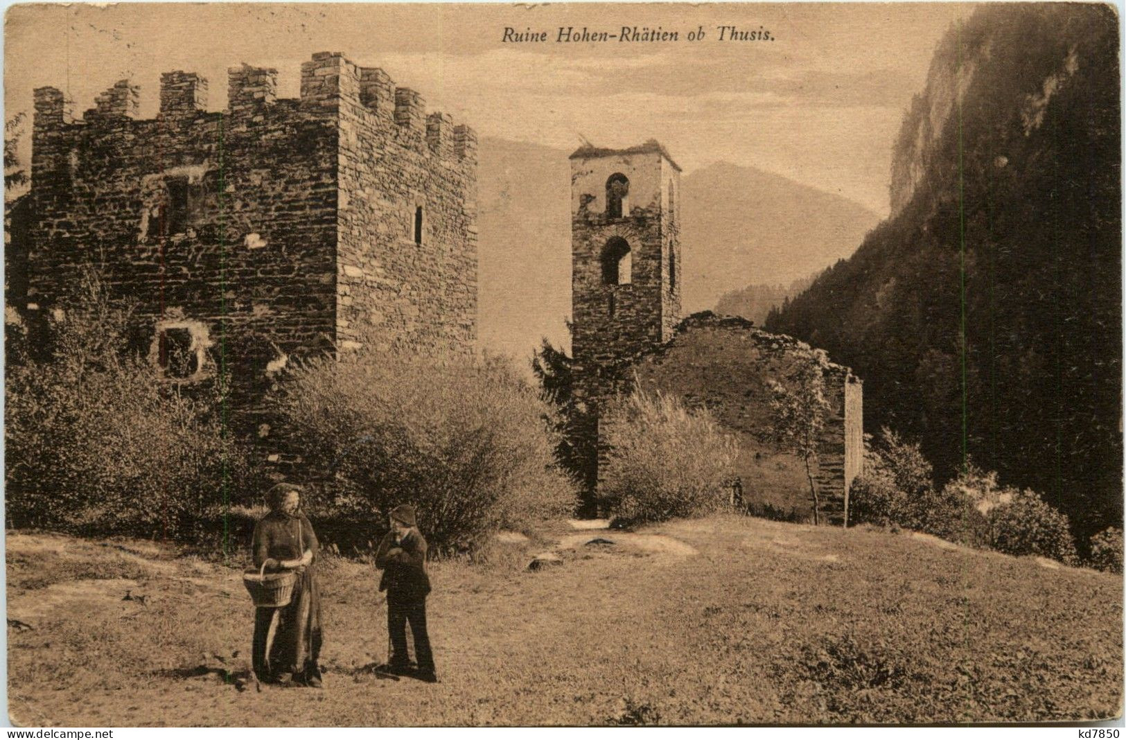 Ruine Hohen-Rhätien Ob Thusis - Thusis