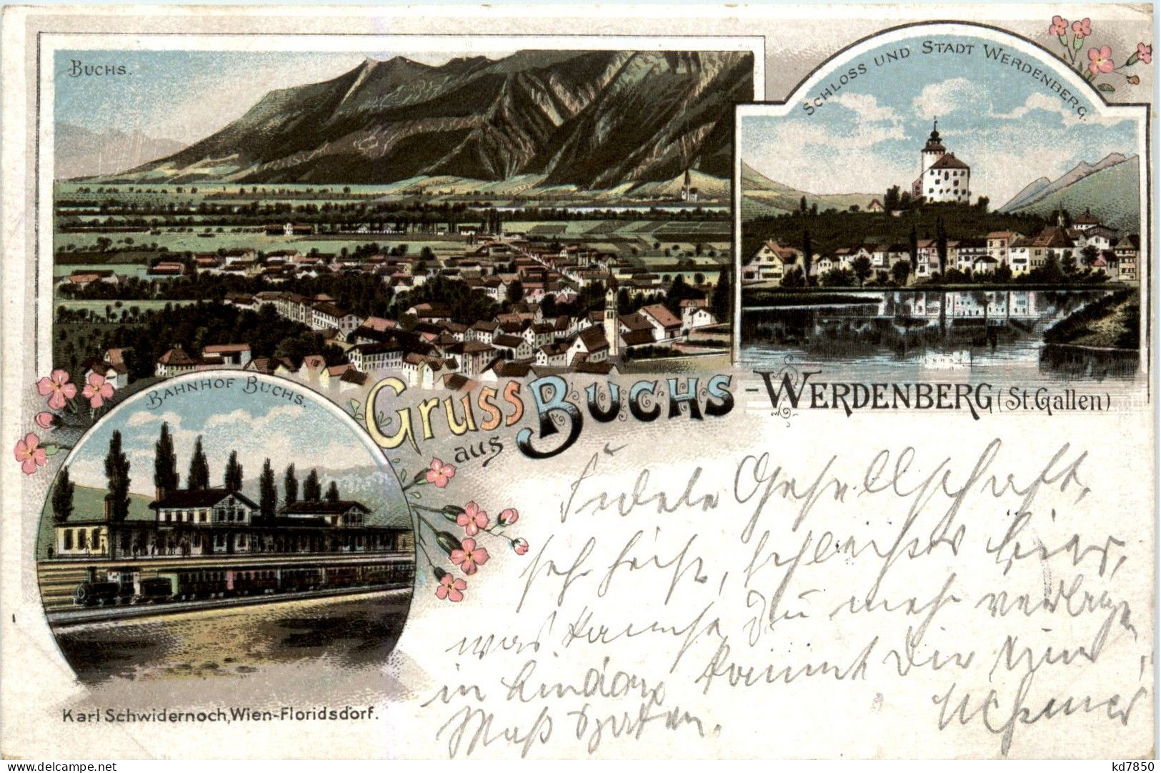 Gruss Aus Buchs-Werdenberg - Litho - Buchs