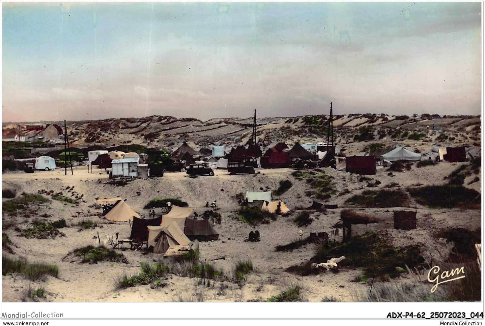 ADXP4-62-0309 - MERLIMONT-PLAGE - Le Coin Des Campeurs Dans Les Dunes - Montreuil