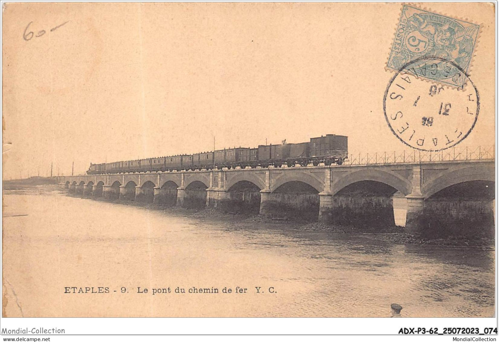 ADXP3-62-0234 - ETAPLES - Le Pont Du Chemin De Fer - Etaples