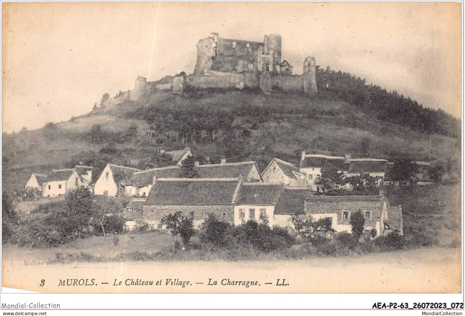 AEAP2-63-0129 - MUROLS - Le Chateau Et Le Village - La Charragne - Issoire