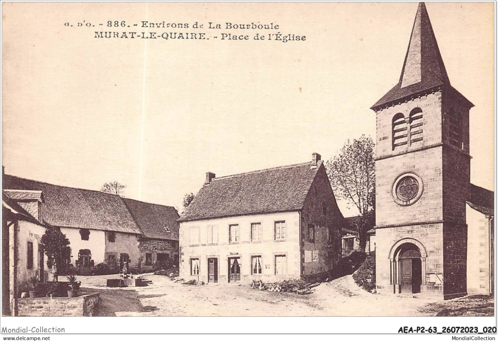 AEAP2-63-0102 - Environs De La Bourboule - MURAT-LE-QUAIRE - Place De L'eglise - Issoire