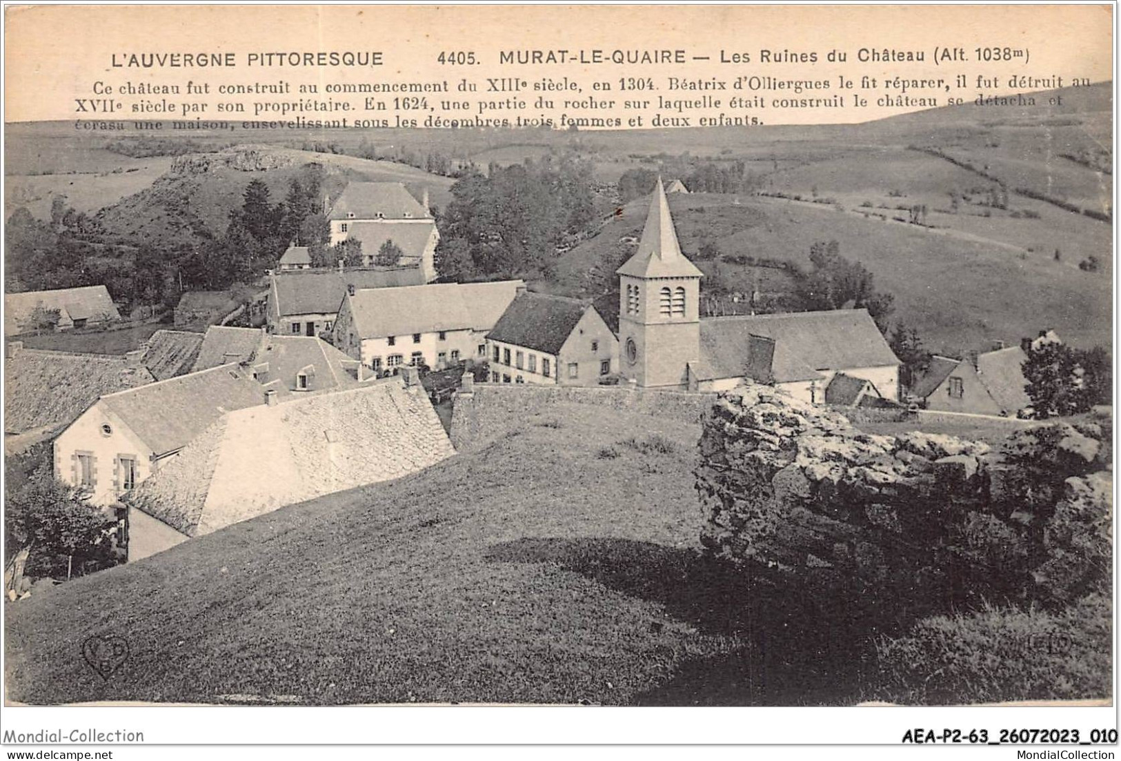 AEAP2-63-0097 - MURAT-LE-QUAIRE - Les Ruines Du Chateau - Issoire