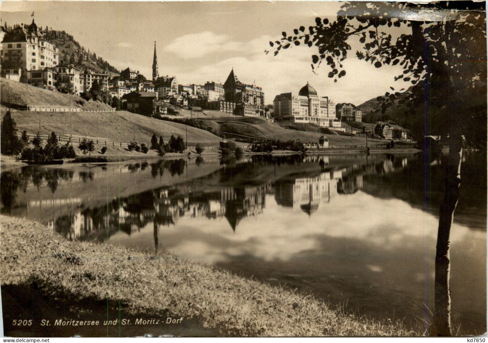 St. Moritzersee Und St. Moritz-Dorf - Saint-Moritz