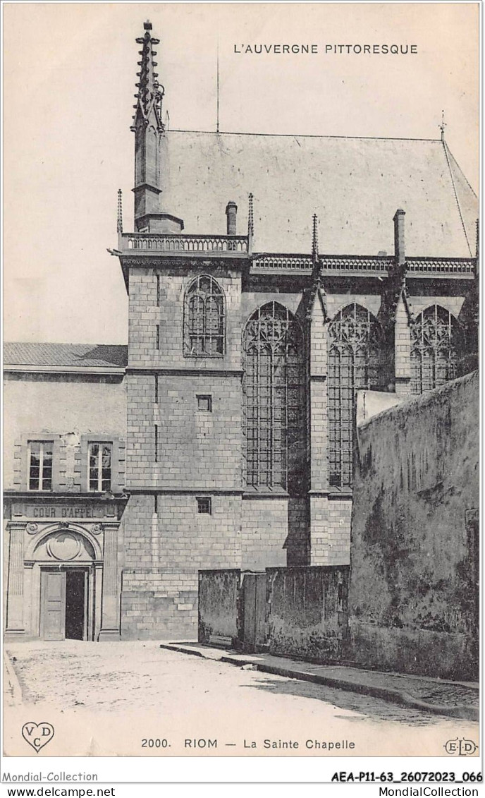 AEAP11-63-1022 - RIOM - La Sainte Chapelle - Riom