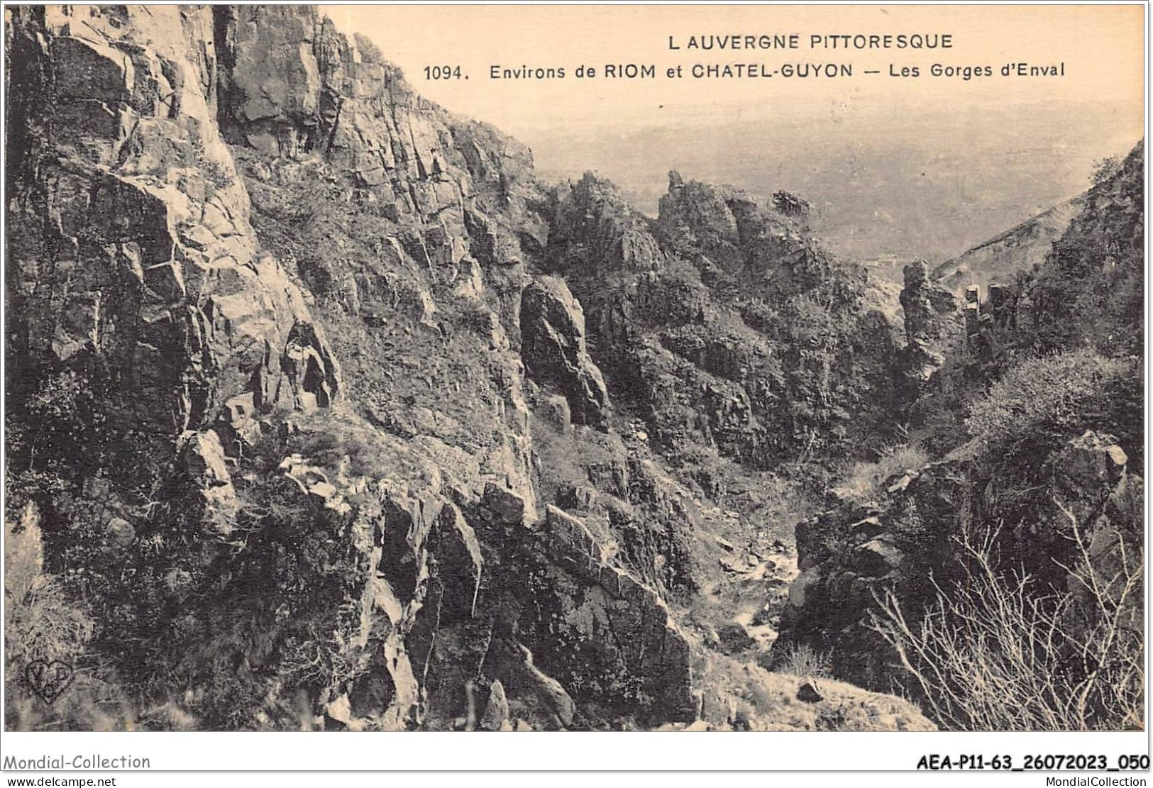 AEAP11-63-1014 - Environs De RIOM Et CHATEL-GUYON - Les Gorges D'enval - Riom