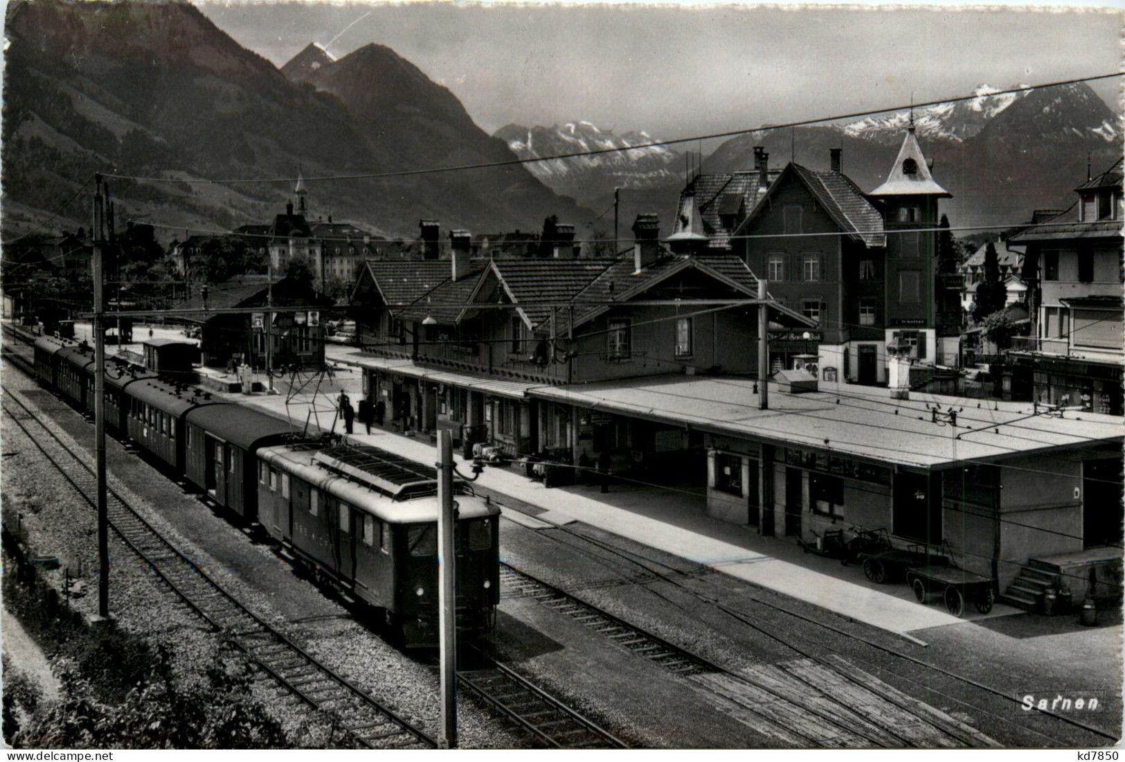 Sarnen - Bahnhof Mit Eisenbahn - Sarnen