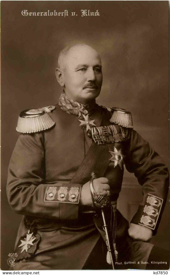 Generaloberst V. Kluck - Uomini Politici E Militari