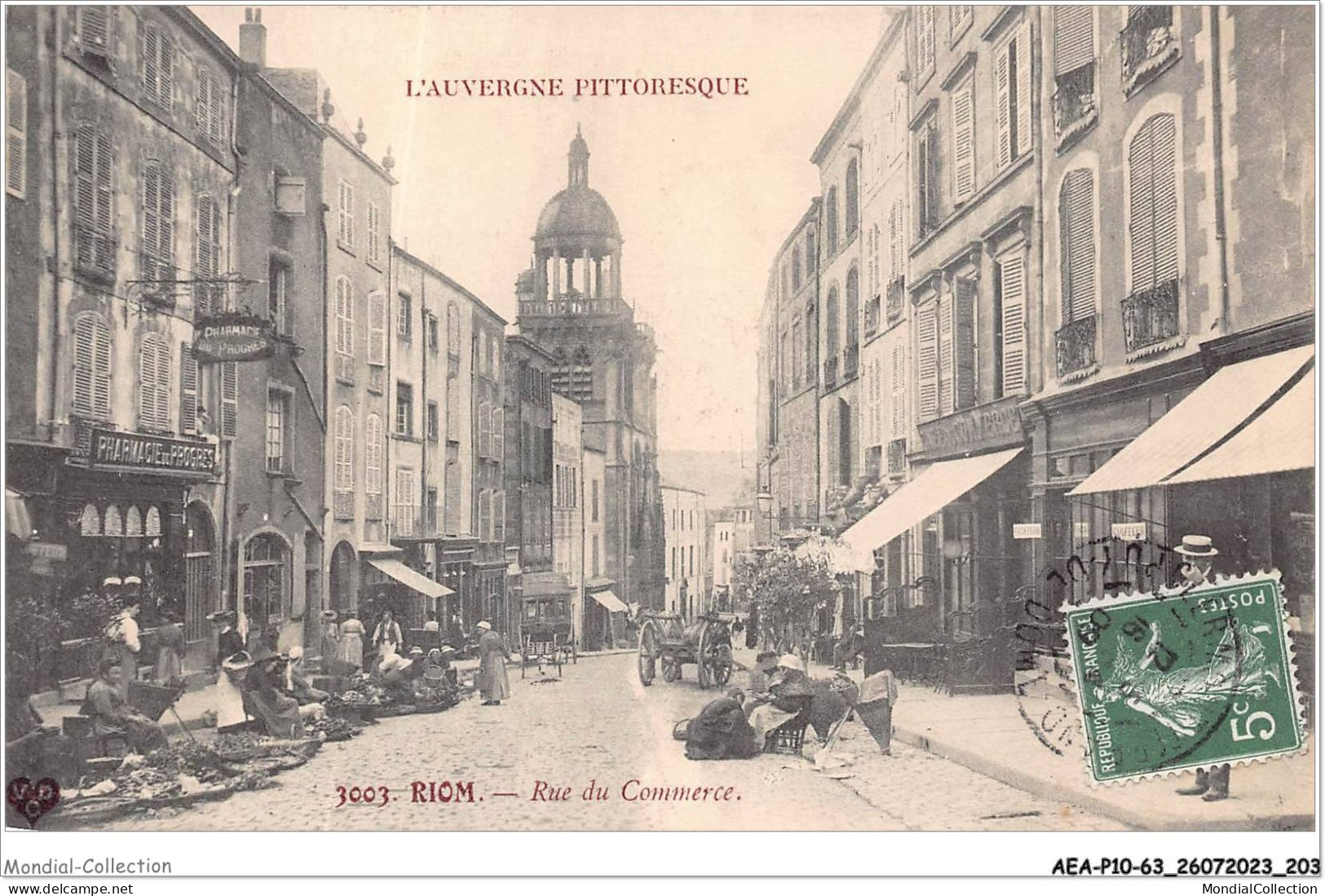 AEAP10-63-0964 - RIOM - Rue Du Commerce - Riom