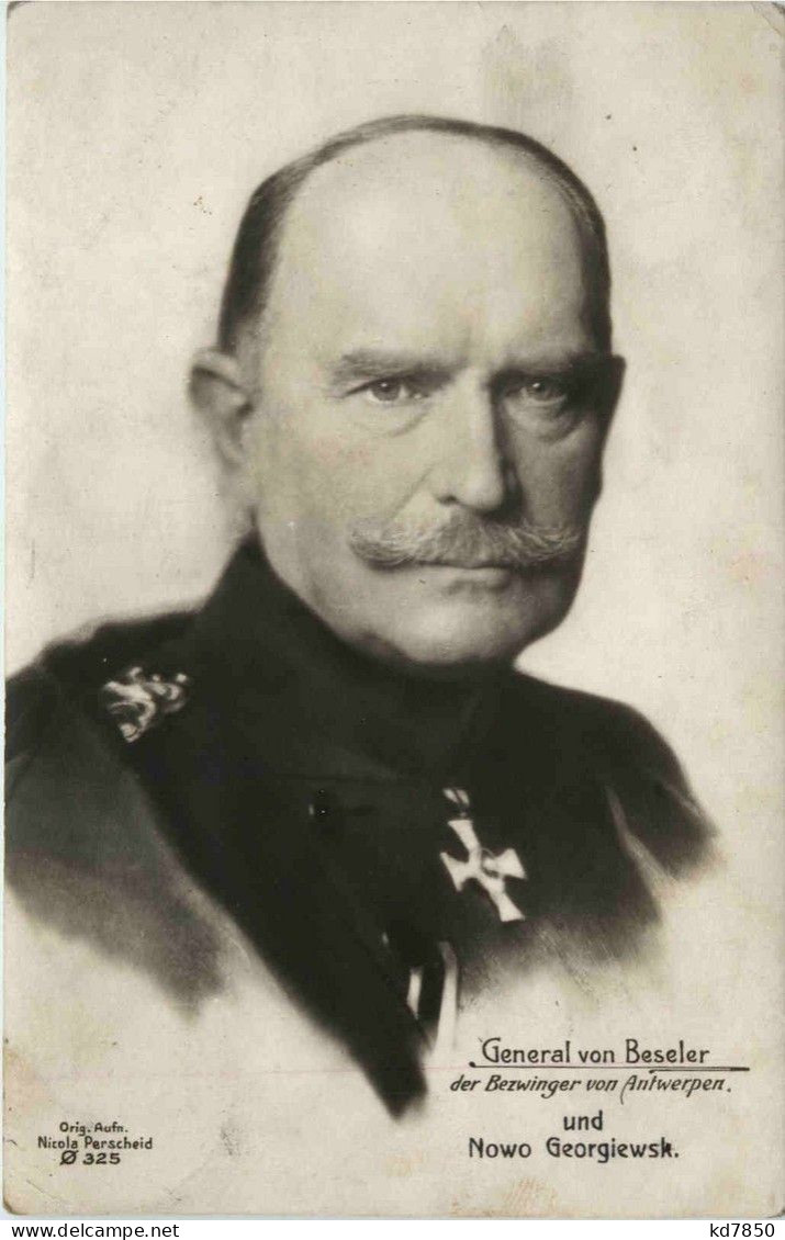 General Von Beseler - Politieke En Militaire Mannen