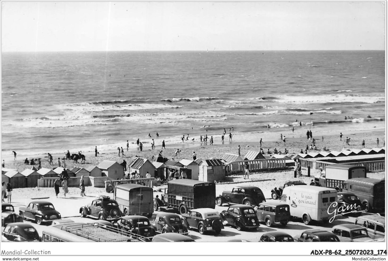 ADXP8-62-0728 - STELLA-PLAGE - Vue Générale De La Digue Et Plage - Montreuil