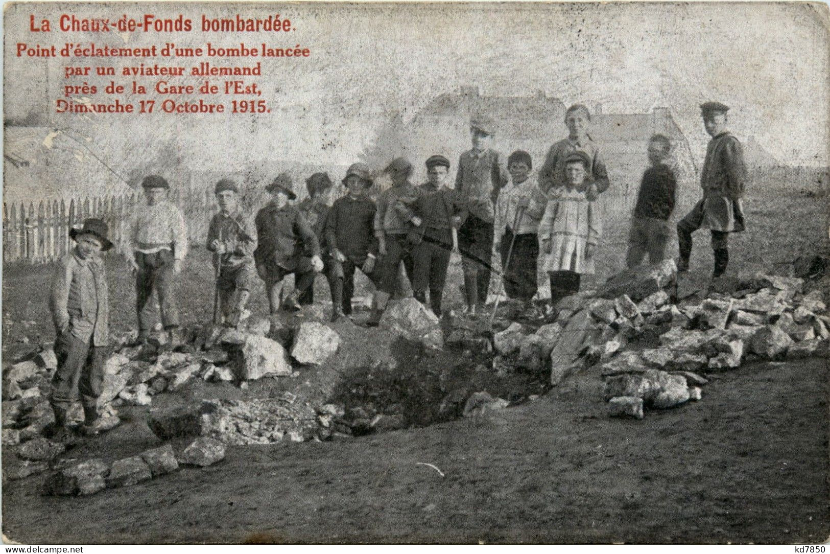 La Chaux De Fonds Bambardee - La Chaux-de-Fonds