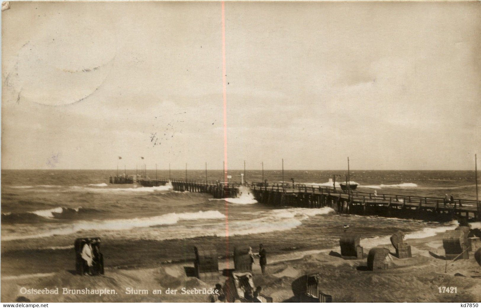 Brunshaupten - Sturm An Der Seebrücke - Kühlungsborn