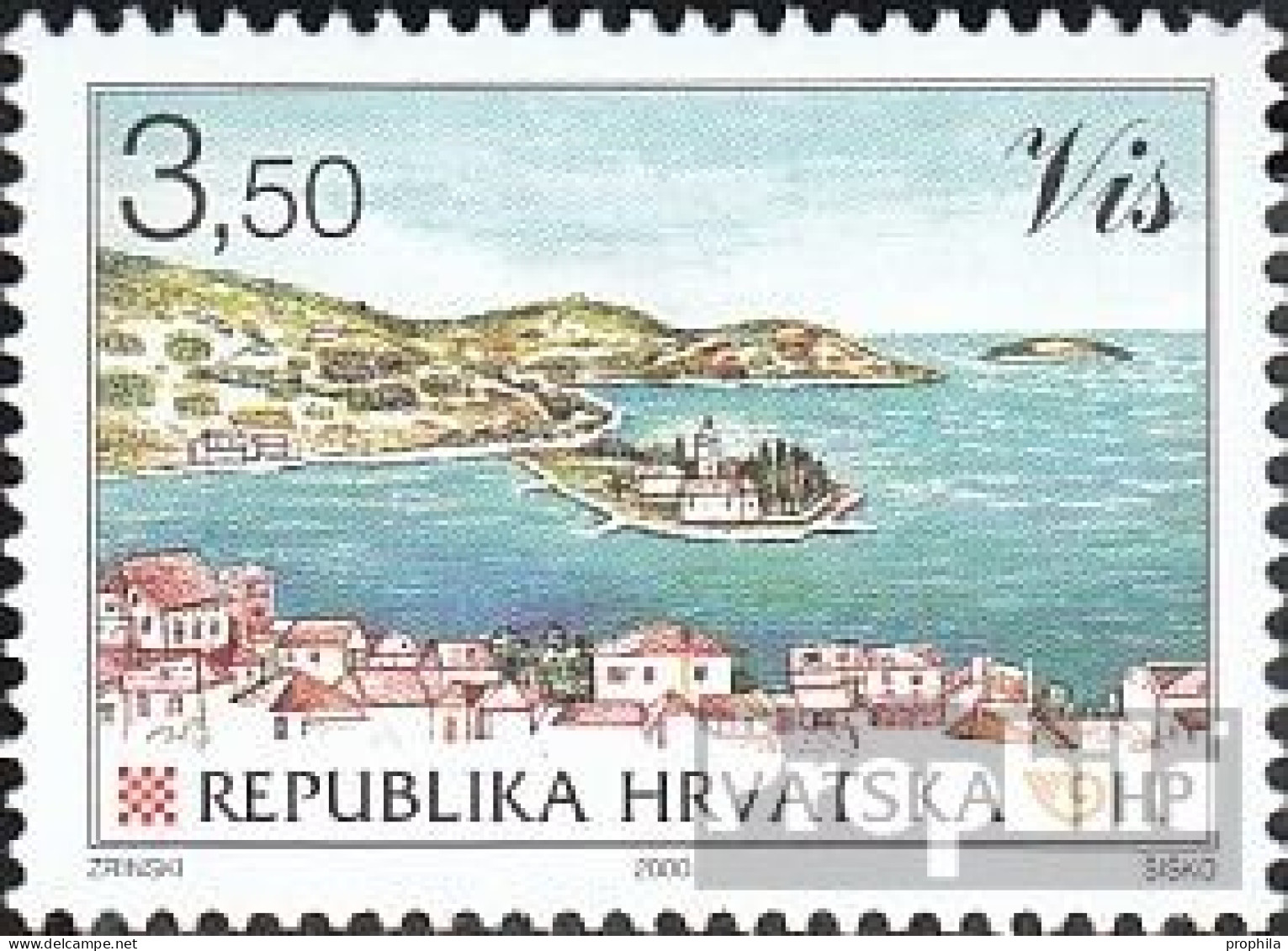 Kroatien 555 (kompl.Ausg.) Postfrisch 2000 Kroatische Städte - Kroatië