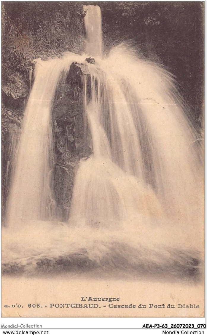 AEAP3-63-0228 - PONTGIBAUD - Cascade Du Pont Du Diable - Riom