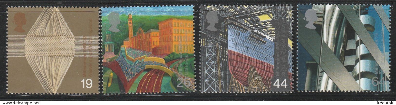 GRANDE BRETAGNE - N°2096/9 ** (1999) Millénaire (V) - Unused Stamps