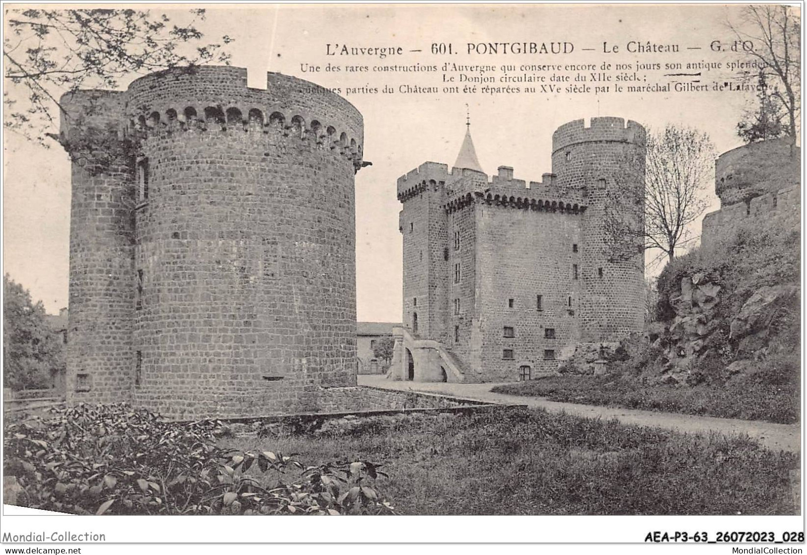 AEAP3-63-0207 - PONTGIBAUD - Le Chateau - Riom