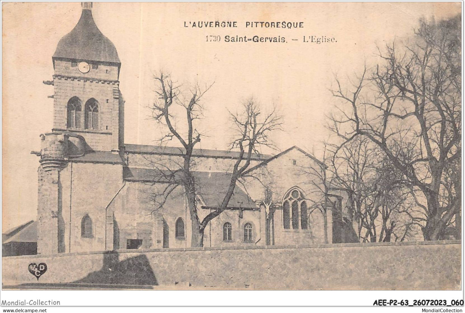 AEEP2-63-0111 - SAINT-GERVAIS - L'église  - Saint Gervais D'Auvergne