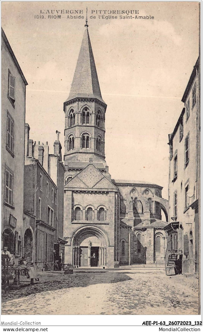 AEEP1-63-0067 - RIOM - Abside De L'église Saint-amable  - Riom