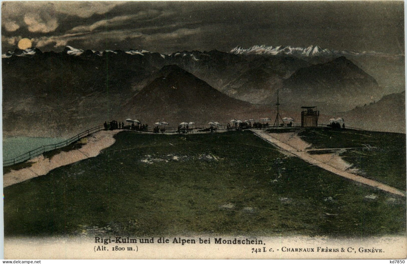 Rigi Kulm Bei Mondschein - Sonstige & Ohne Zuordnung