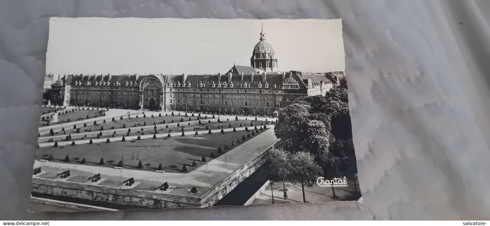 CARTOLINA PARIS- FACADE DE L'HOTEL DES INVALIDES- VIAGGIATA 1963 - Places, Squares