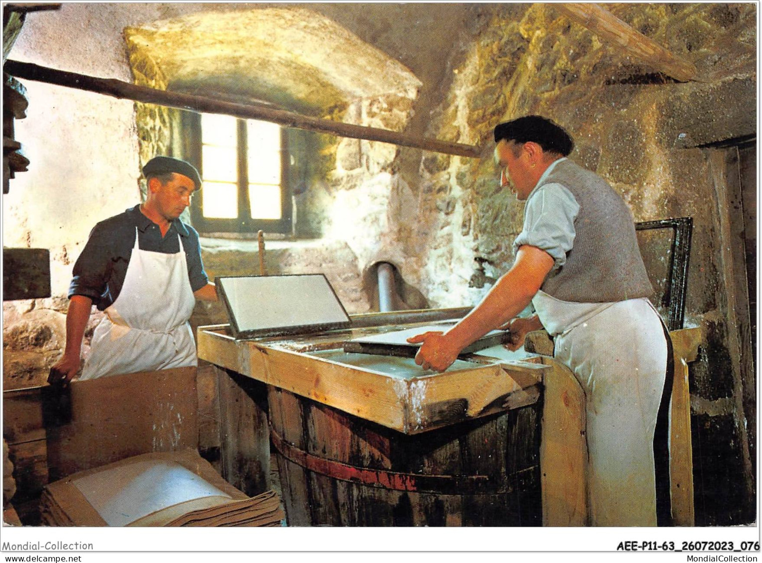 AEEP11-63-0891 - Musée Historique Du Papier - Moulin Richard De Bas - AMBERT - La Cuve Du Moulin Richard De Bas  - Ambert