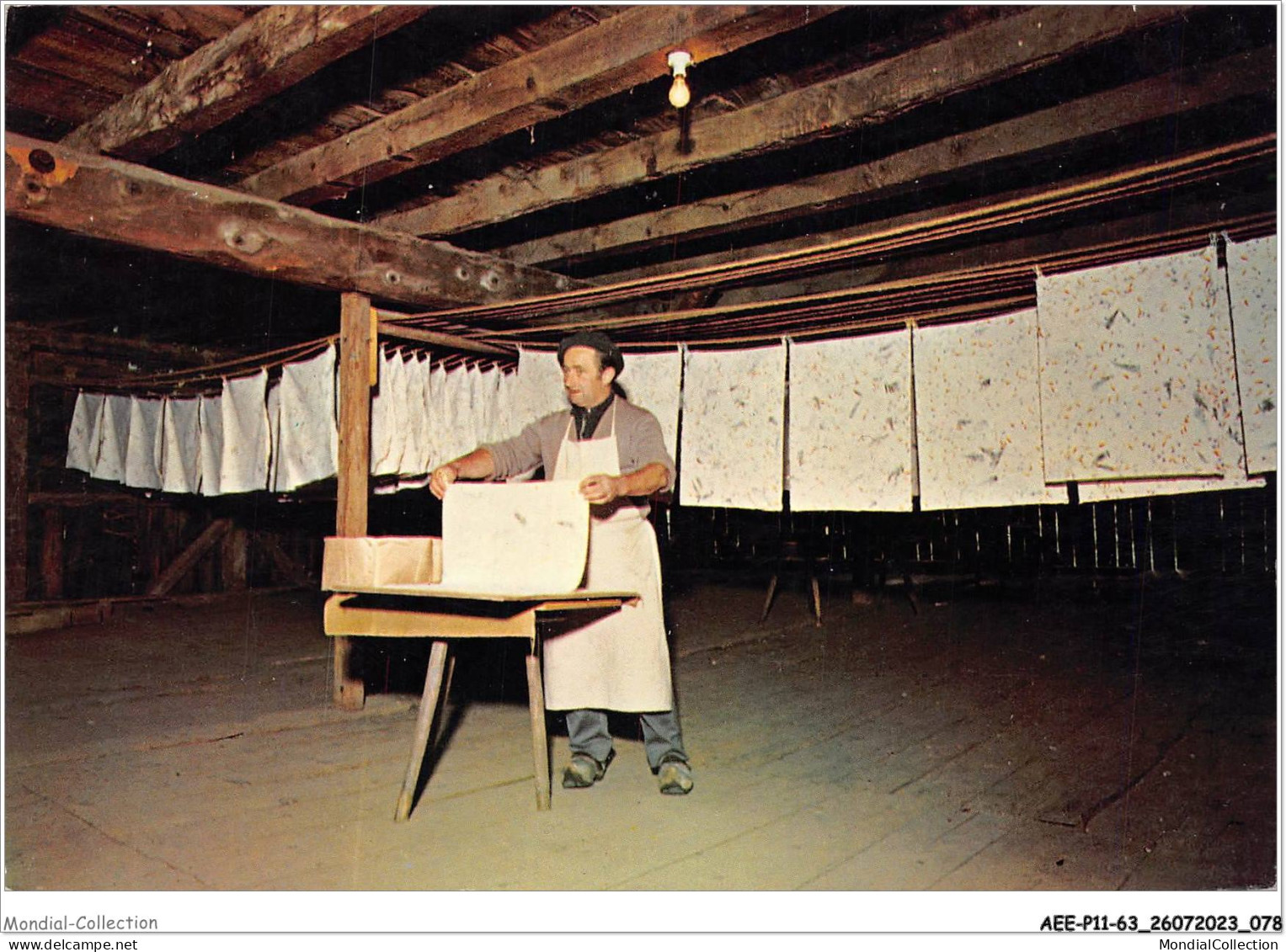 AEEP11-63-0892 - Musée Historique Du Papier - Moulin Richard De Bas - AMBERT - Les étendoirs  - Ambert