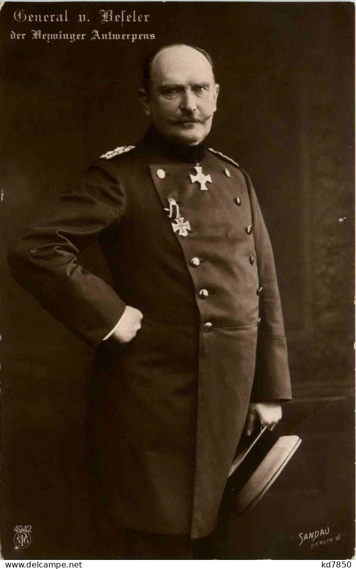 General Von Beseler - Politieke En Militaire Mannen