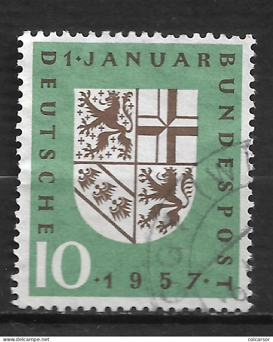 ALLEMAGNE   FÈDÉRALE N°   125 " RATTACHEMENT DE LA SARRE " - Used Stamps