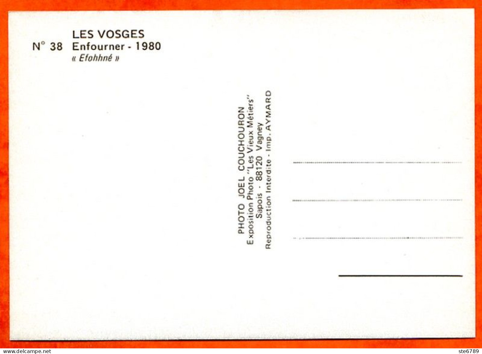 48 cartes vieux métiers Série complete Expostion Photo 88 Vosges Artisanat Paysans Bois Fenaison Chevaux Aymard ste6789