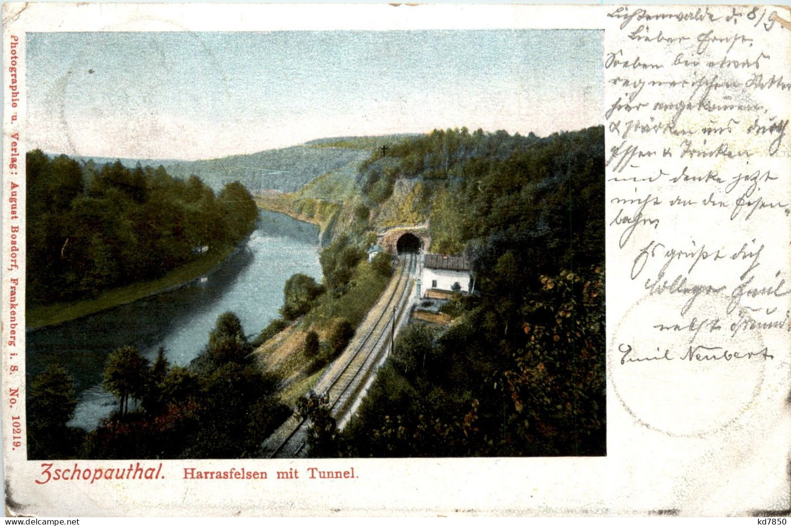 Zschopauthal - Harrasfelsen Mit Tunnel - Zschopau