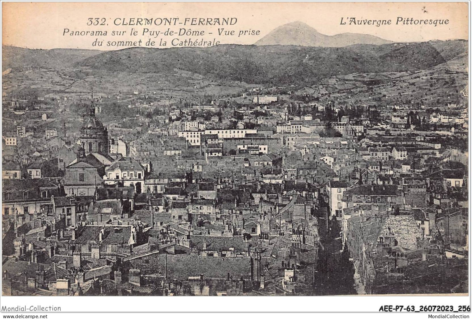 AEEP7-63-0543 - CLERMONT-FERRAND - Panorama Sur Le Puy-de-dôme - Vue Prise Du Sommet De La Cathédrale  - Clermont Ferrand