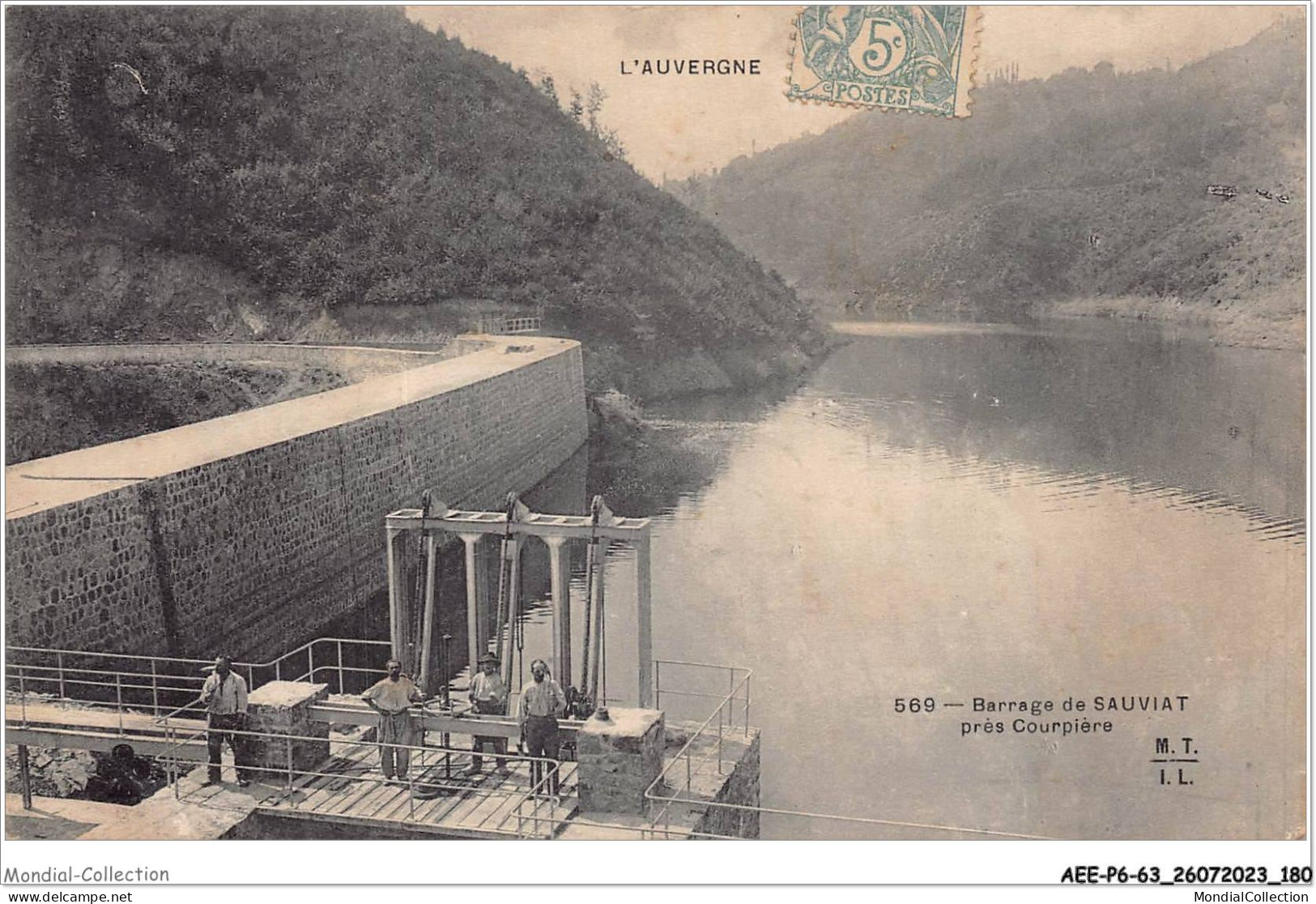 AEEP6-63-0505 - Barrage De Sauviat - Près COURPIERE   - Courpiere