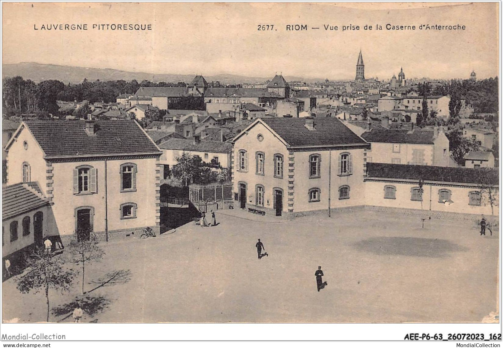 AEEP6-63-0496 - RIOM - Vue Prise De La Caserne D'anterroche  - Riom