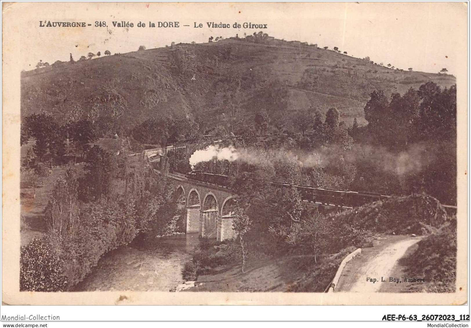 AEEP6-63-0471 - Vallée De La Dore - Le Viaduc De Giroux  - Ambert